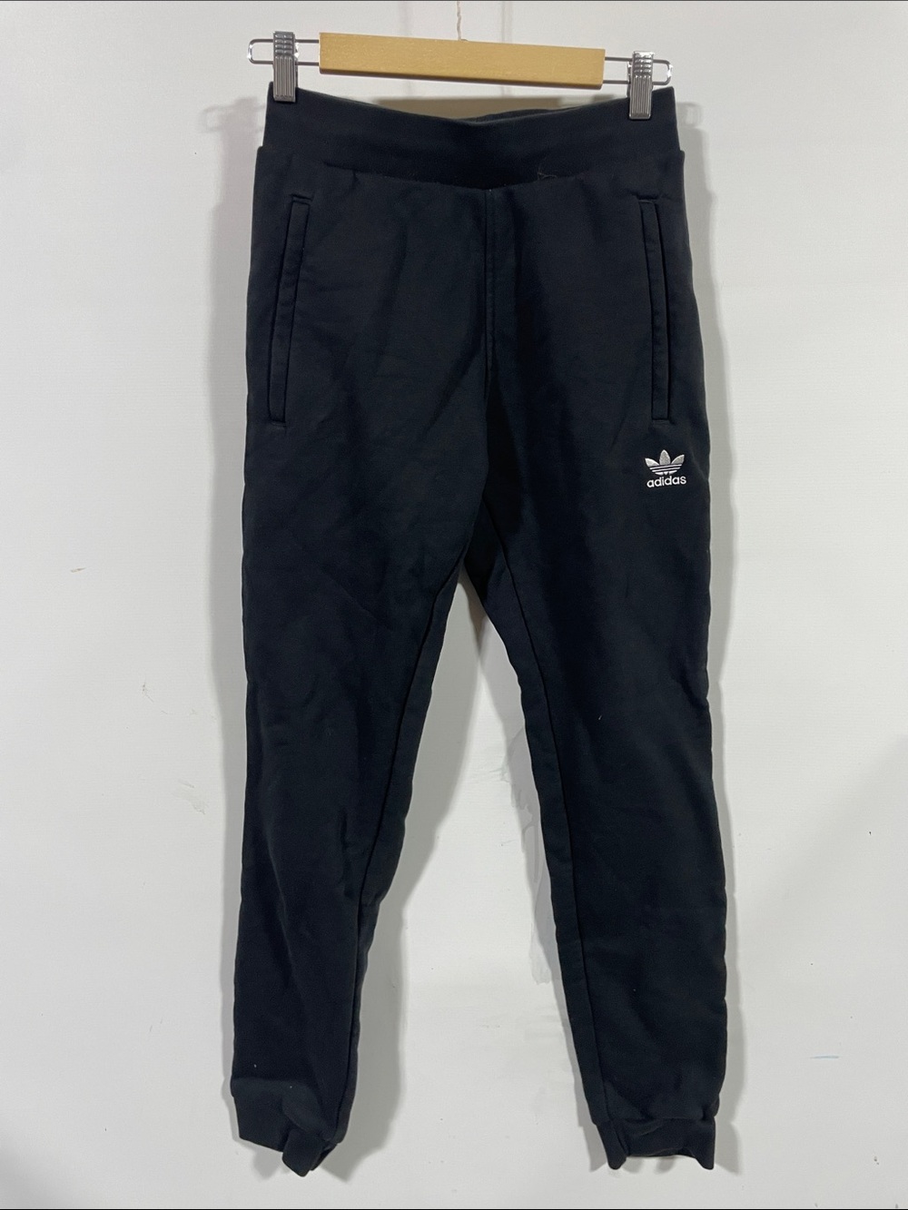 Adidas Black Trefoil Joggers - Men's Joggers Sweatpants
